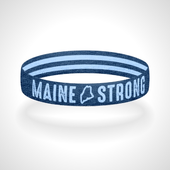 Reversible Maine Strong Bracelet Wristband - Picture 1 of 1